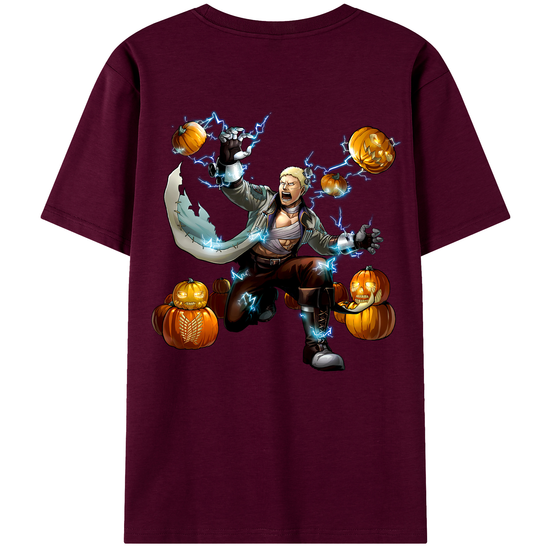 （画像用） 進撃の巨人 ライナー・ブラウン Attack on Titan Reiner Braun レディース半袖Tシャツ(バックプリント)